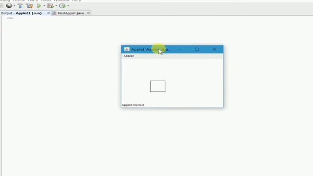 Rectangle In Applet || Java смотреть онлайн