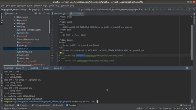 build and deploy docker image (golang) смотреть онлайн