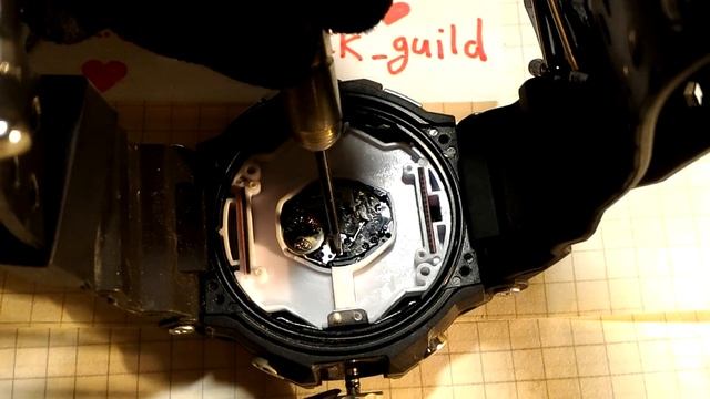 Как снять корону/заводную головку с часов Casio G-Shock (fake) смотреть онлайн