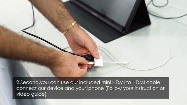 How to Connect MacBook and iPhone to MYDASH's PM15T Portable Monitor смотреть онлайн