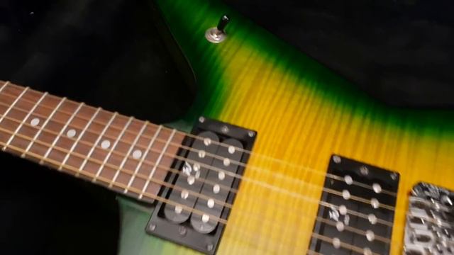 Washburn Dimebag Darrell Dime Slime 333 Flame Top Pantera Signature Guitar Up Close Video Review смотреть онлайн