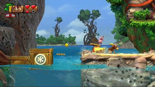 Donkey Kong Country Tropical Freeze: 1-2 Shipwreck Shore [1080 HD] смотреть онлайн