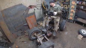 Трансмиссия без ремней ,цепей и разной ерунды . Самодельный минитрактор помогатор .