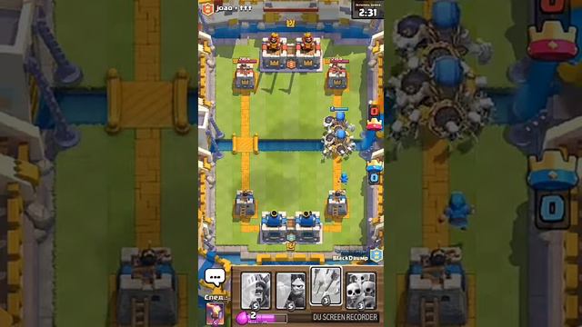 Clash Royale | 2 vs 2 | Тактика Скелета гигантов | #1 смотреть онлайн