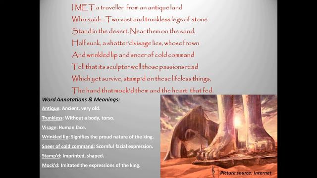 "Ozymandias of Egypt" by P.B. Shelley смотреть онлайн