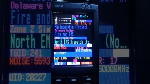 Uniden SDS100 scanner monitoring Philadelphia смотреть онлайн