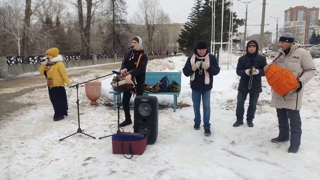 Харинама в Тольятти около Центрального парка, 29.01.2021 смотреть онлайн