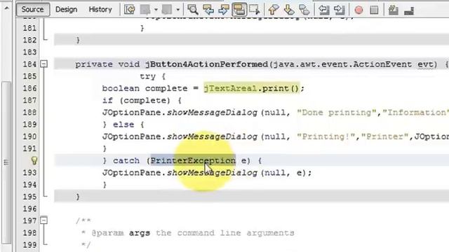 Java prog#136. Printing text from JTextfield or JTextArea (using Printer) смотреть онлайн