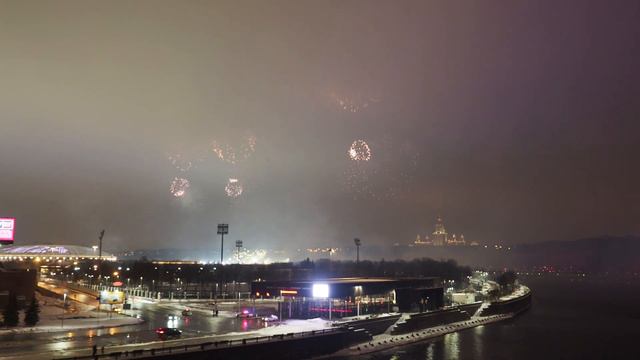Holiday  Salute Feb 23 2024. Moscow