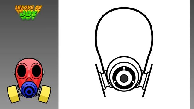 How to DRAW GAS MASK - Poppy Playtime Chapter 3 смотреть онлайн