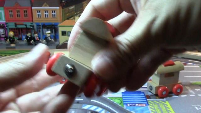 unboxing Goki Railway Dublin Wood Train (000207) смотреть онлайн