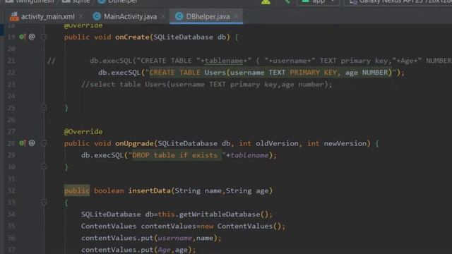 #2|SQLite tutorial for android studio in java | CRUD operations | Read data in SQLite смотреть онлайн