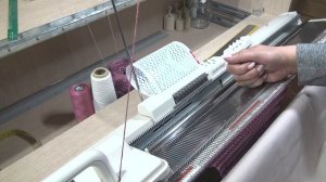 Платинг (и не только) на вязальной машине Selver Reed 280.