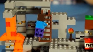 Лего Майнкрафт 21113 Пещера на русском. Игрушки Маинкрафт. Lego Minecraft The Cave. Детский канал