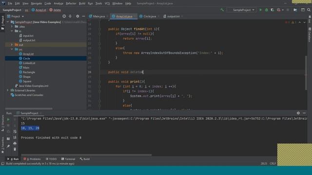 Introduction to Java Programming Part 8: ArrayList смотреть онлайн