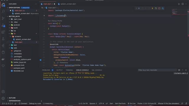 Flutter Shopping App Tutorial 17 - Adding a splash screen to your mobile app смотреть онлайн