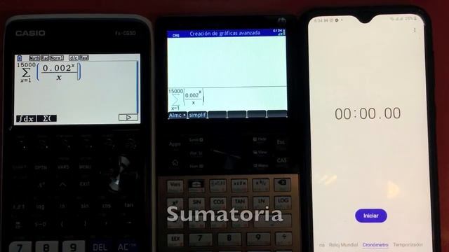 Casio Fx-CG50 Vs Hp Prime Prueba De Velocidad