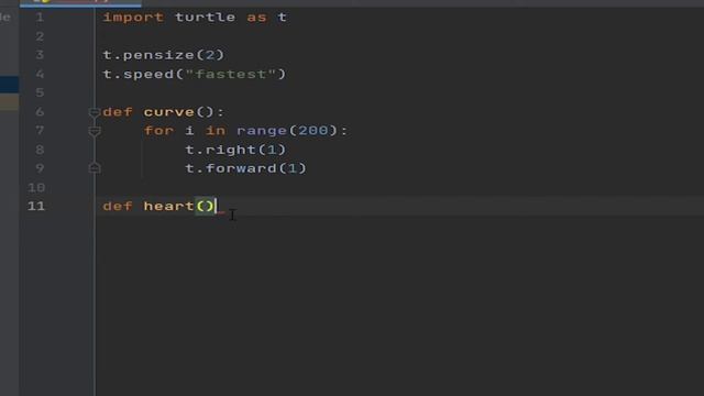 HOW TO DRAW A HEART BY /PYTHON TURTLE/ смотреть онлайн