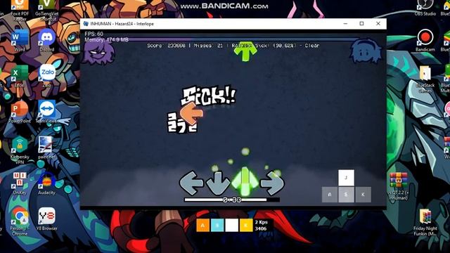 FNF vs QT Mania 3 Inhuman Songs Gameplay (Interlope, Massacre, Her) смотреть онлайн