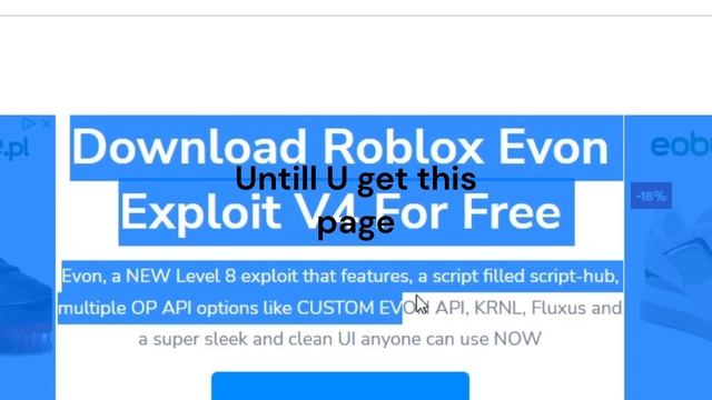 HOW TO DOWNLOAD ROBLOX EXPLOITS / EVON смотреть онлайн