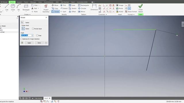 How to rotate in inventor || Rotate in autodesk inventor смотреть онлайн