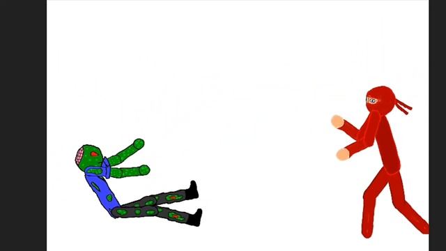 ninja vs zombie animation (draw cartoons 2) смотреть онлайн