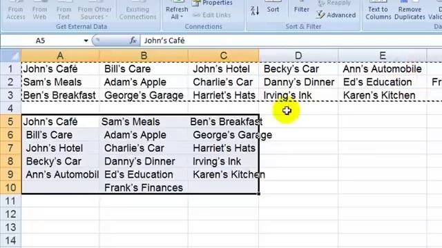 How to Import a Text File into Excel and Change Rows to Columns смотреть онлайн