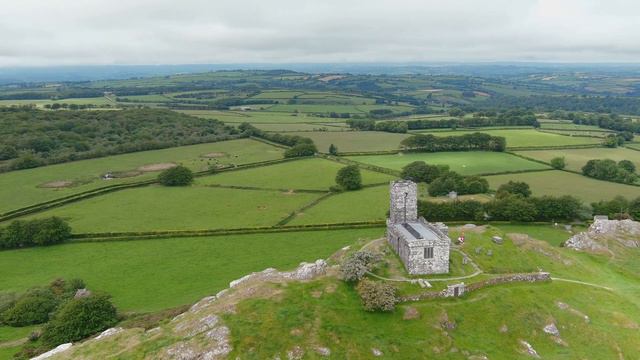 St Michael de Rupe – Brentor Church. Autel Evo 2 Pro drone flight смотреть онлайн