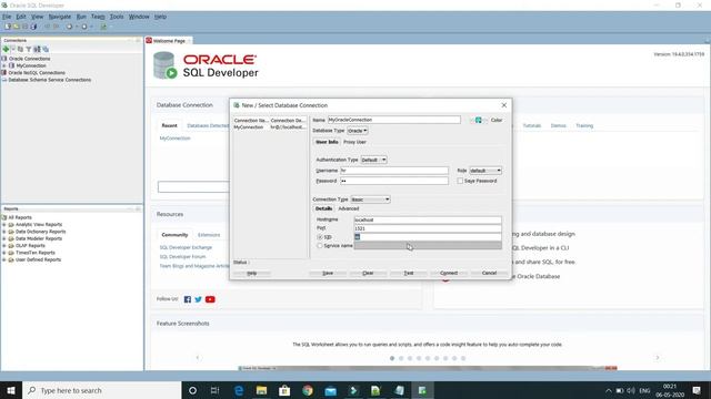 How to Create Database Connection Using Oracle SQL Developer ?|| Oracle SQL Developer Tutorial смотреть онлайн