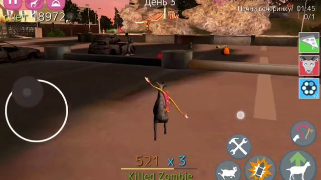 Обзор игры Goat Simulator GoatZ ( Экшен ) на андроид смотреть онлайн