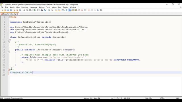 Eps. 3 Routing pada Symfony смотреть онлайн