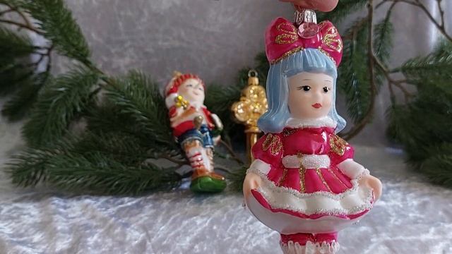 Обзор Елочные игрушки украинского производства фабрики "Ирэна" - персонажи сказки "Буратино" смотреть онлайн
