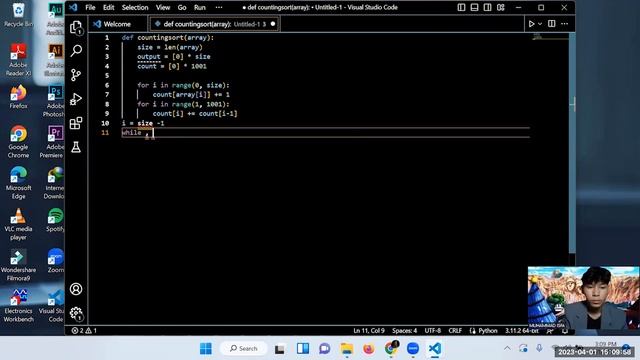 Algoritma Counting Sort Bahasa Phython смотреть онлайн