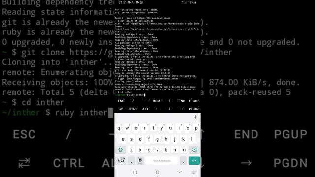 How to install Inther in termux смотреть онлайн