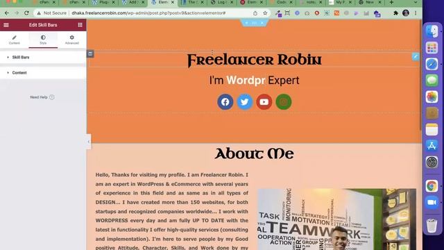 elementor portfolio website bangla tutorial | astra portfolio landing page | portfolio website смотреть онлайн