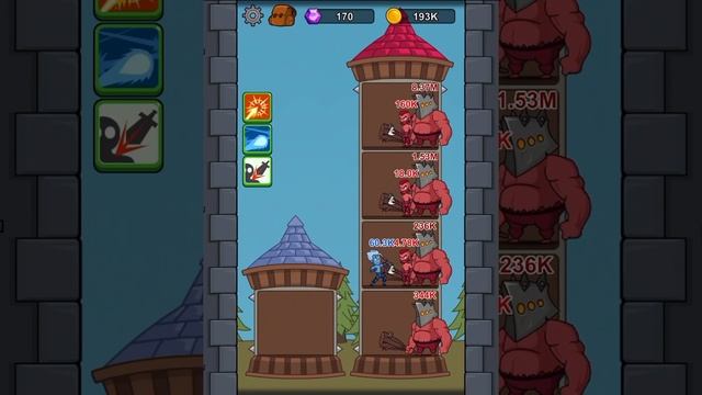 Hero Castle Wars - Level 23 (2nd Castle Stage 11) Gameplay Android, iOS смотреть онлайн