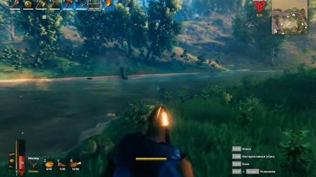 Valheim !Открываю карту дальше )#Чёрный лес везде))) смотреть онлайн