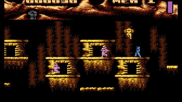 Ninja Commando - Atari XL/XE game. смотреть онлайн
