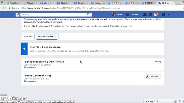 How to Download your Facebook Friends list смотреть онлайн