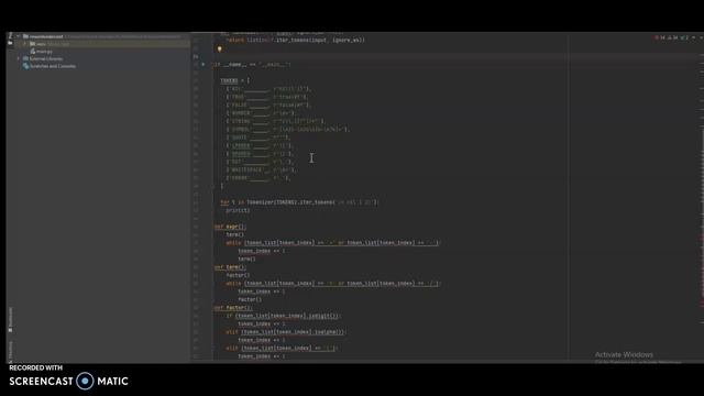 Recursive Descent Parsing in Python смотреть онлайн