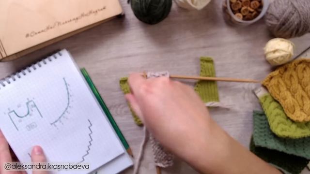 Как Связать Спицами Круглый Вырез без Ступенек и без Дырочек смотреть онлайн