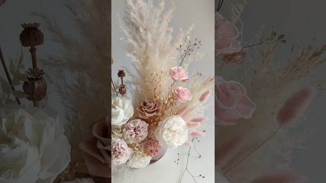 Стабилизированные цветы и сухоцветы. смотреть онлайн