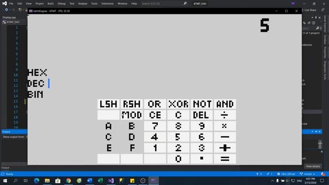 Int, Float (128 bit), Calculator with Console engine C++ смотреть онлайн