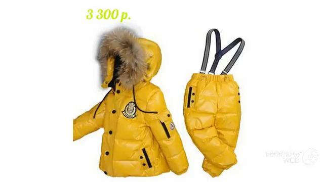 Одежда с AliExpress Детский зимний костюм для мальчиков и девочек смотреть онлайн