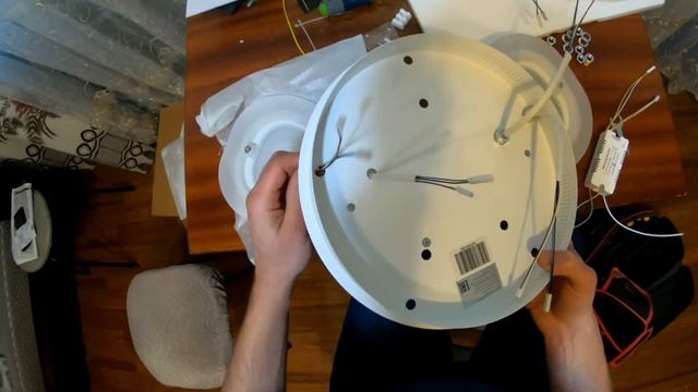 Люстра LED ESCADA 100W. Сборка и установка.(без лишних слов) смотреть онлайн