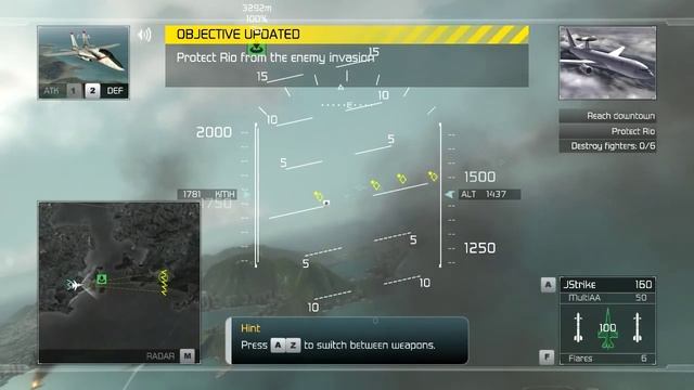 Tom Clancy's H.A.W.X. - PC Demo GamePlay FULL MAXED DX10 [HD 720p] смотреть онлайн