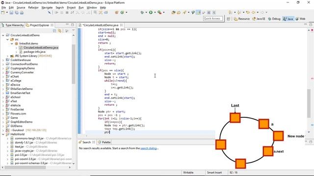 How to implement Circular Linked List in Java ? | Algorithm & Implementation | @TechRanch смотреть онлайн