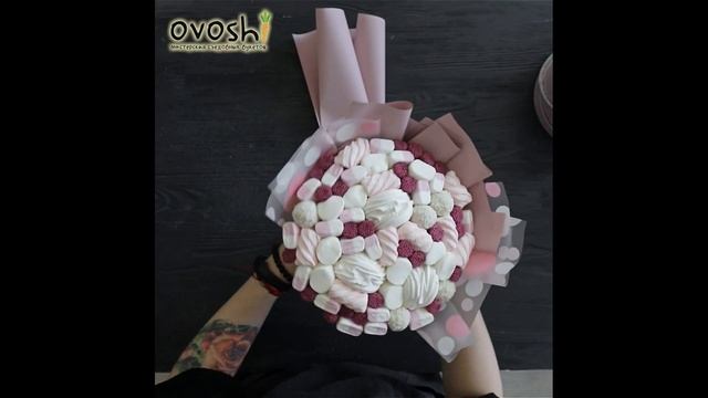 Бесплатный МАСТЕР - КЛАСС Зефирный букет смотреть онлайн