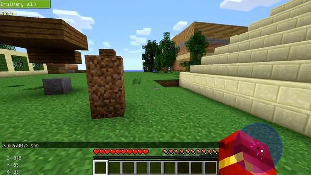 Обзор серва с читом X-Ray Minecraft смотреть онлайн