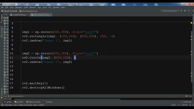 OpenCV Python Bitwise Operations On Images смотреть онлайн